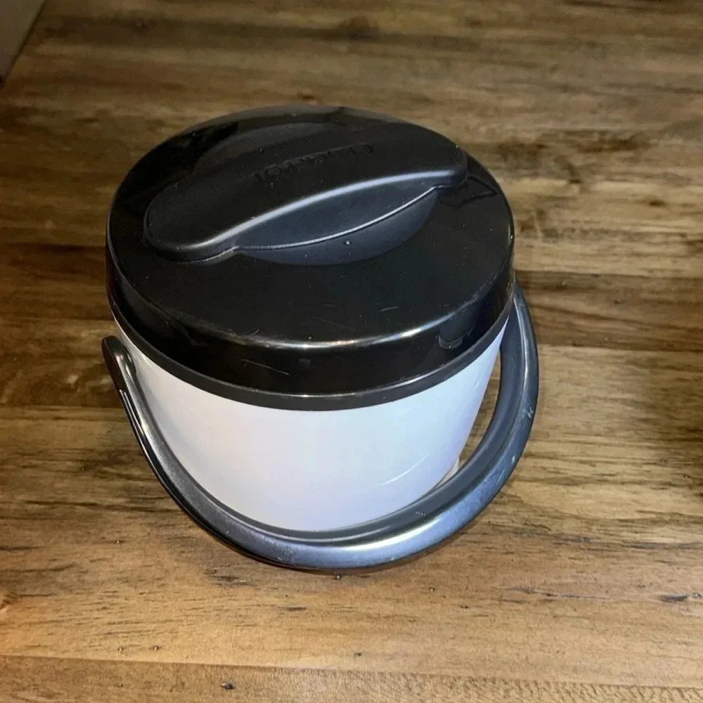 sale Crockpot Electric Lunch Box, Portable Food Warmer On-the-Go, 20oz Blk/White - Picture 6 of 15